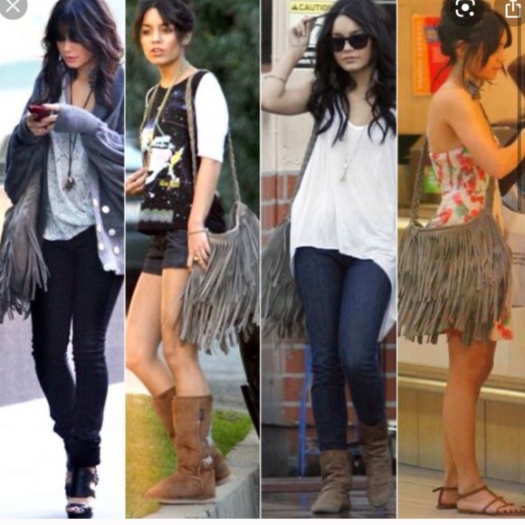 COPY - JJ winters suede fringe bag - Picture 1 of 14